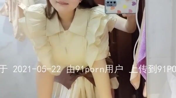 [原创] 露脸 无码00后调教小母狗 镜子前后入